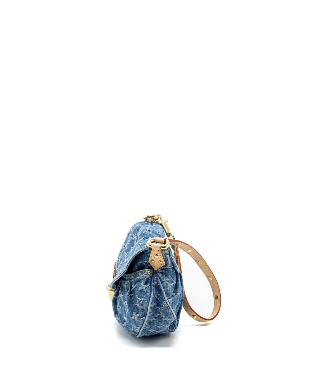 AAA Replica Louis Vuitton LV SUNSET BAG DENIM BLUE GHW (NEW VERSION)