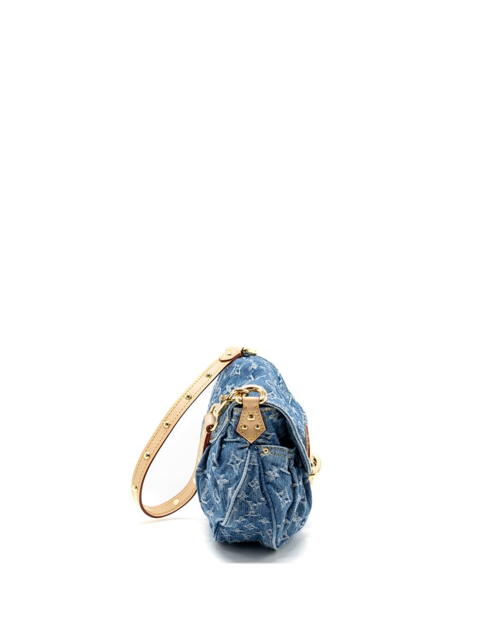 AAA Replica Louis Vuitton LV SUNSET BAG DENIM BLUE GHW (NEW VERSION)