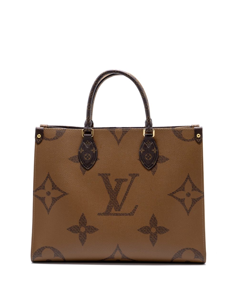 AAA Replica Louis Vuitton LV ONTHEGO MM MONOGRAM REVERSE CANVAS GHW (NEW VERSION)