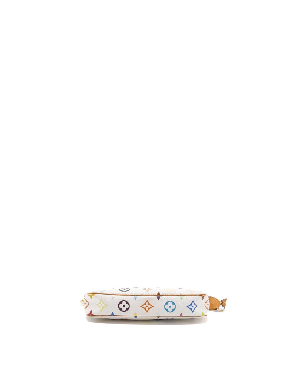 AAA Replica Louis Vuitton LV VINTAGE POCHETTE ACCESSORIES MULTICOLOUR MONOGRAM CANVAS WHITE GHW