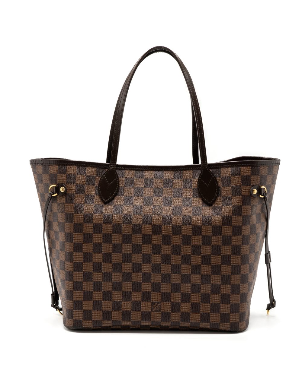 AAA Replica Louis Vuitton LV NEVERFULL MM DAMIER EBENE GHW