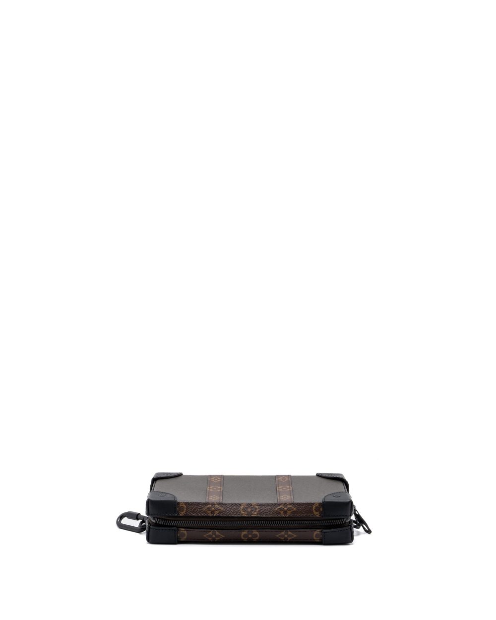 AAA Replica Louis Vuitton LV SOFT TRUNK WALLET TAIGA / MONOGRAM CANVAS KHAKI GREEN WITH BLACK HARDWARE