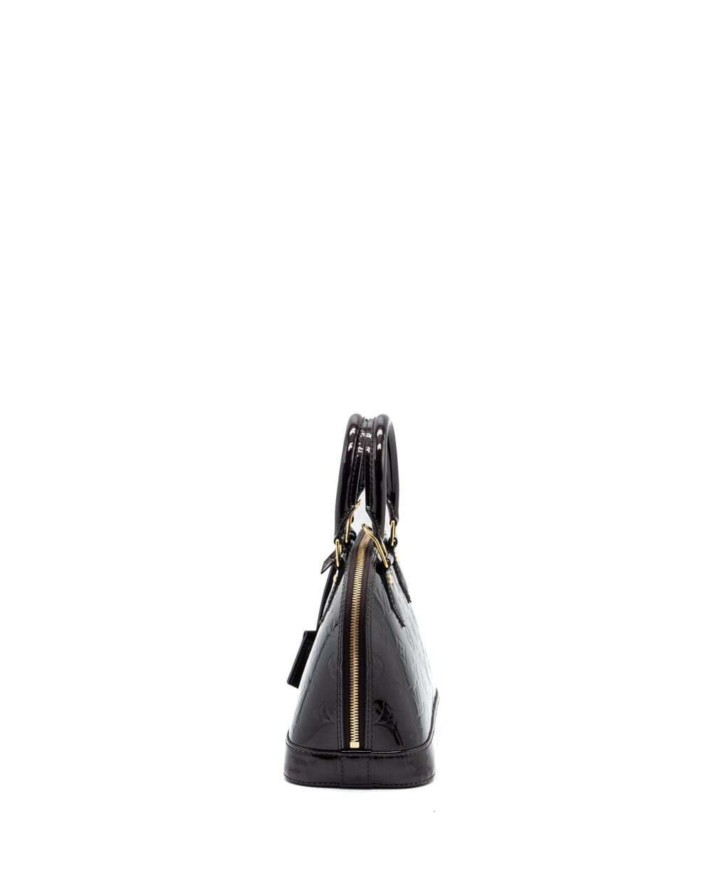 AAA Replica Louis Vuitton LV ALMA BB MONOGRAM PATENT AMARANTE PURPLE GHW