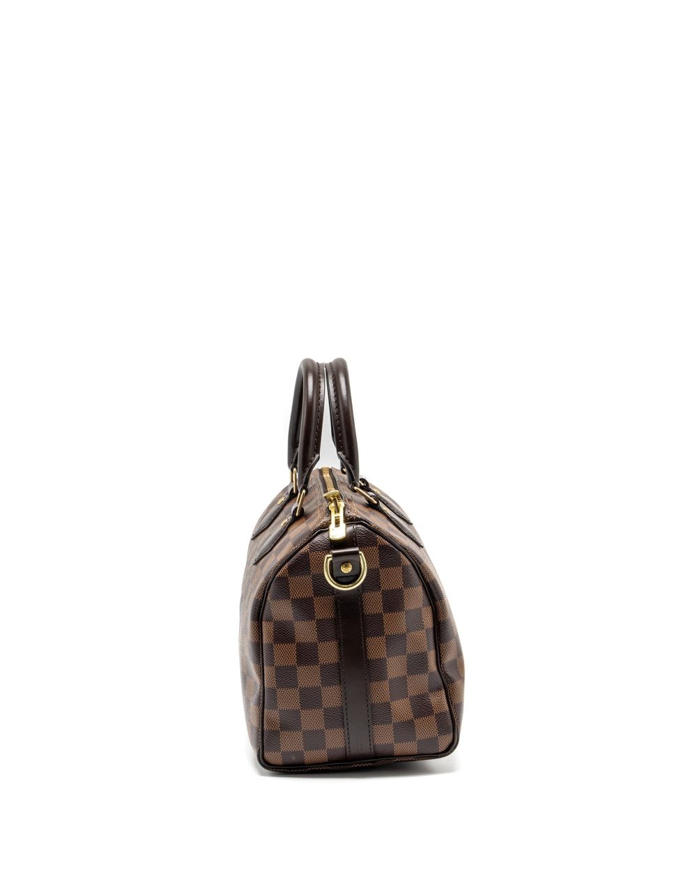 AAA Replica Louis Vuitton LV SPEEDY BANDOULIERE 25 DAMIER EBENE GHW