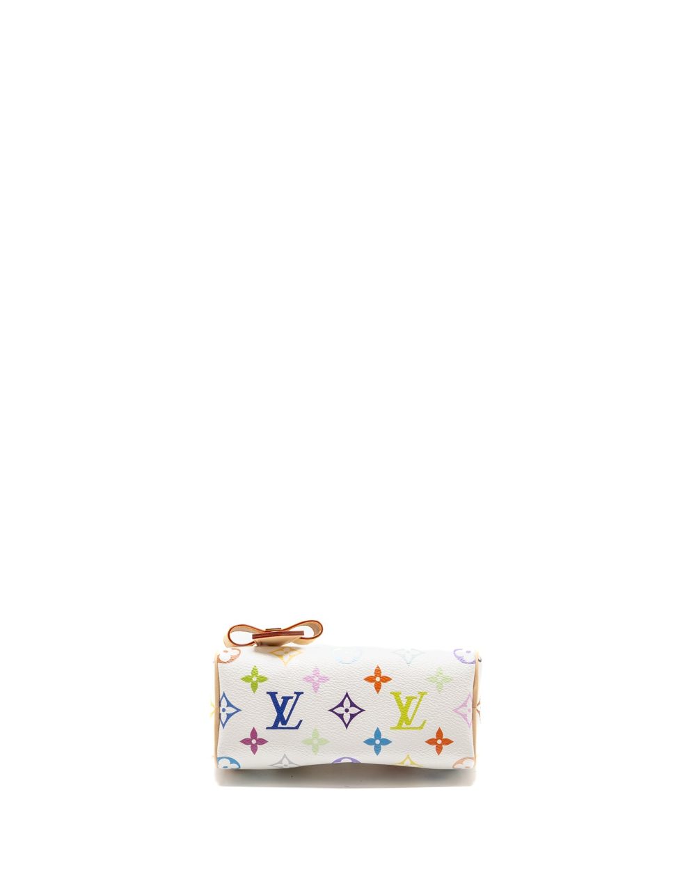AAA Replica Louis Vuitton LV TAKASHI MURAKAMI NANO SPEEDY MULTICOLOURED MONOGRAM CANVAS WHITE GHW