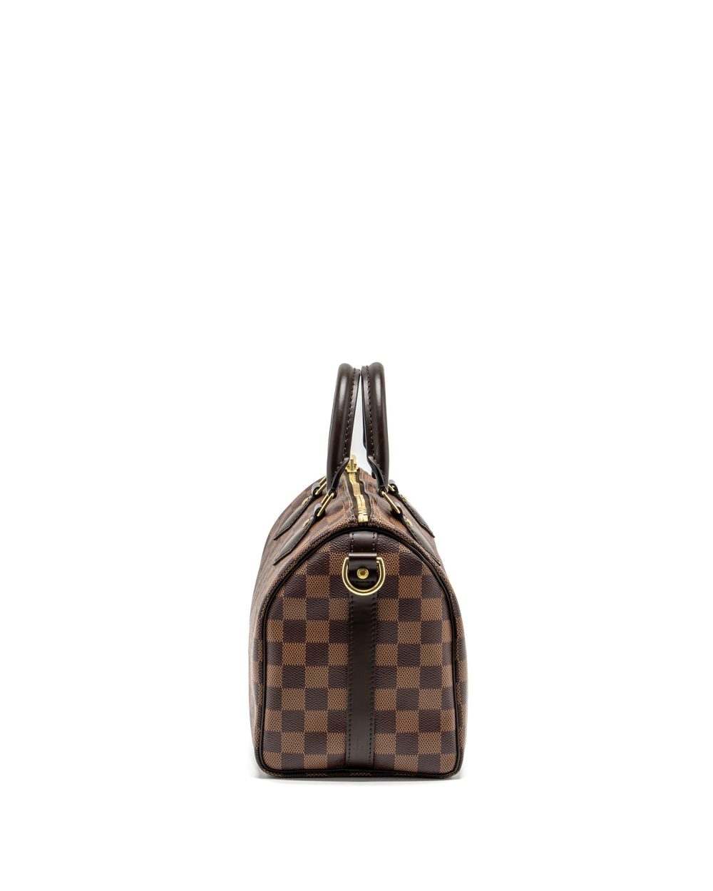 AAA Replica Louis Vuitton LV SPEEDY BANDOULIERE 25 DAMIER EBENE GHW