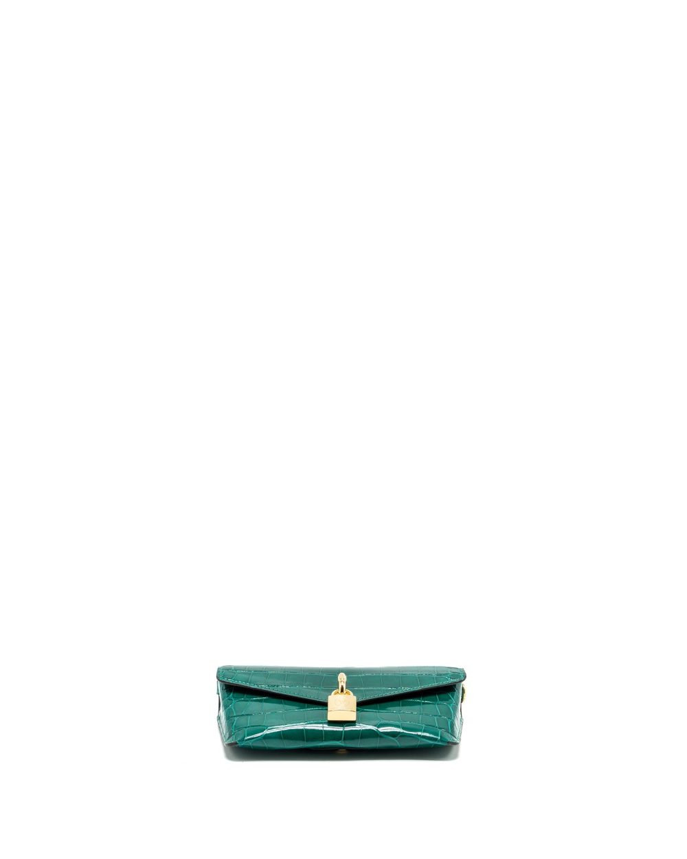 AAA Replica Louis Vuitton LV PADLOCK ON STRAP CROCODILE BRILLANT GREEN GHW