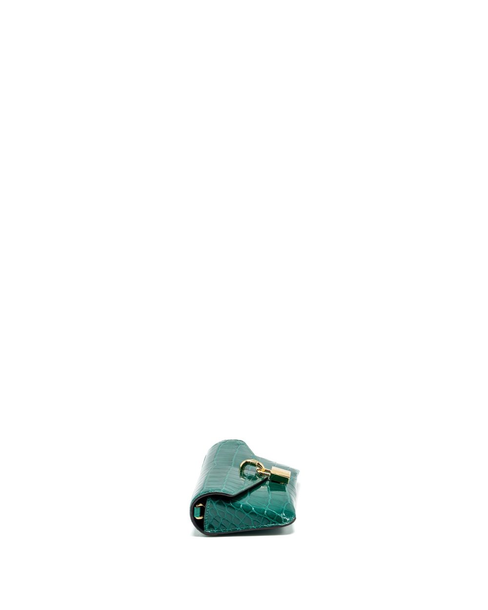 AAA Replica Louis Vuitton LV PADLOCK ON STRAP CROCODILE BRILLANT GREEN GHW
