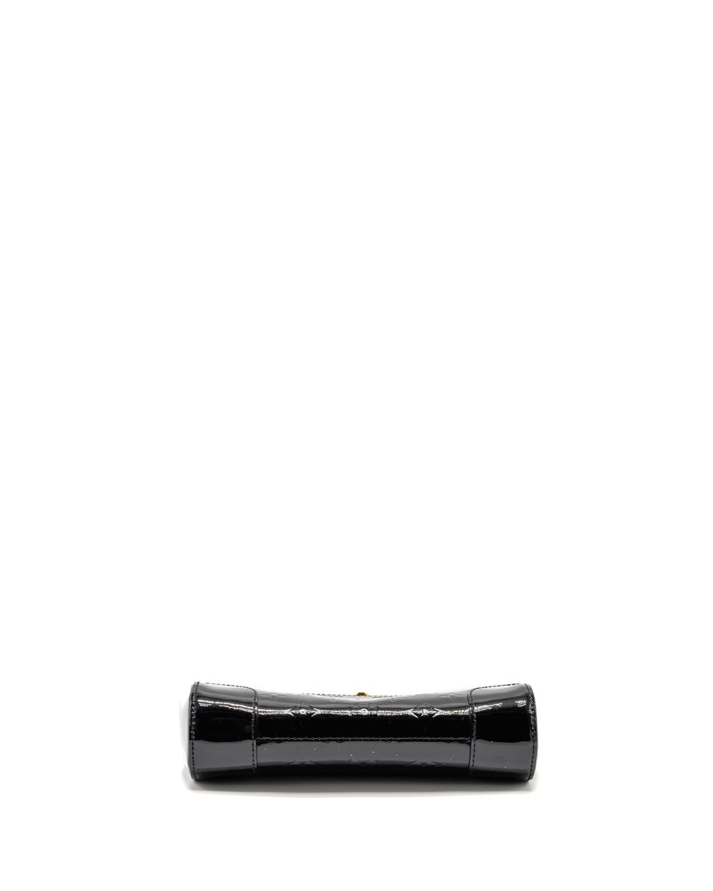 AAA Replica Louis Vuitton LV VERNIS SANTA MONICA CLUTCH PATENT BLACK GHW
