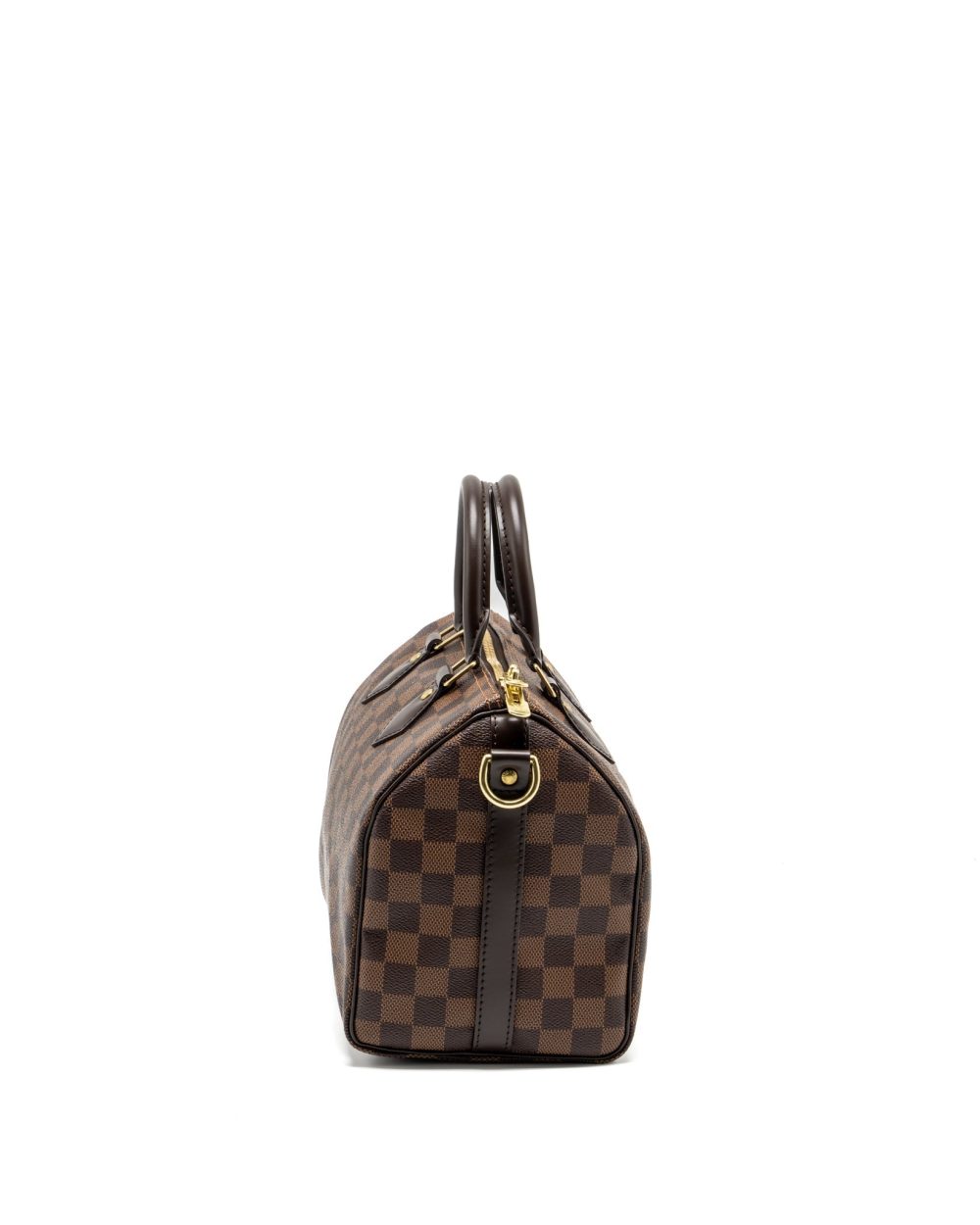AAA Replica Louis Vuitton LV SPEEDY BANDOULIERE 25 DAMIER EBENE GHW