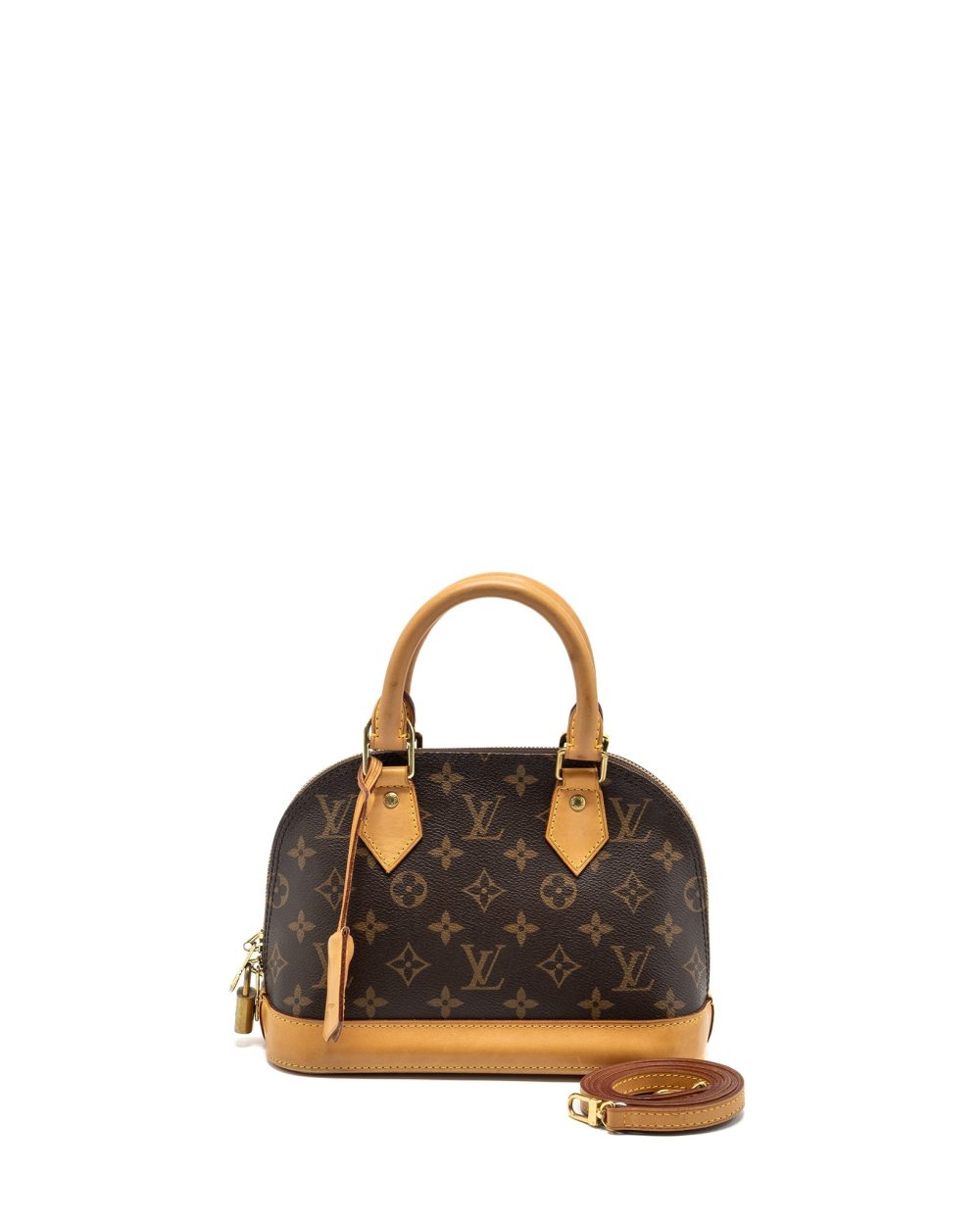 AAA Replica Louis Vuitton LV ALMA BB MONOGRAM CANVAS GHW