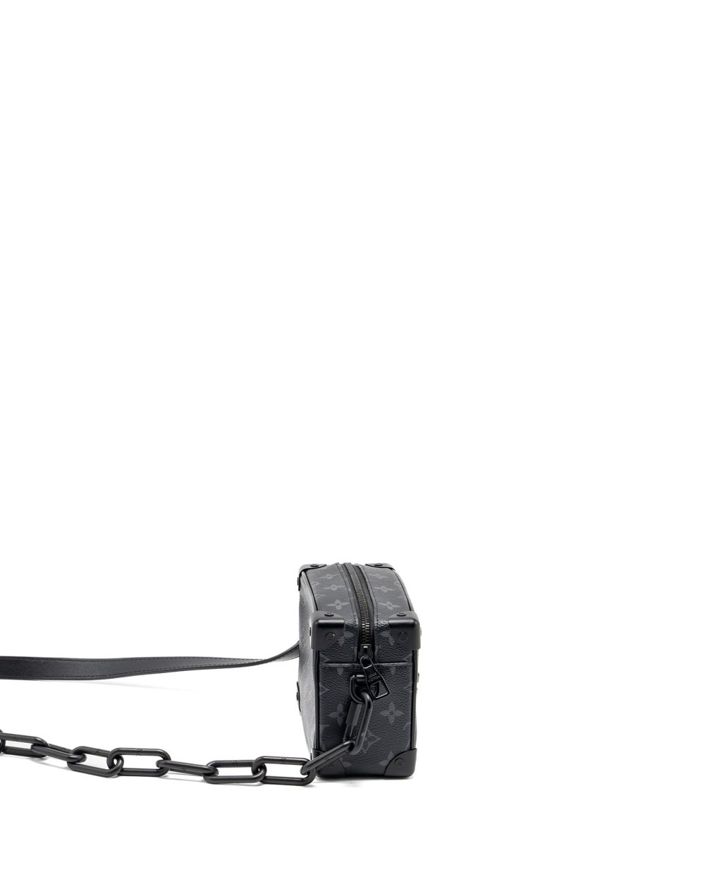AAA Replica Louis Vuitton LV MINI SOFT TRUNK MONOGRAM ECLIPSE BLACK HARDWARE