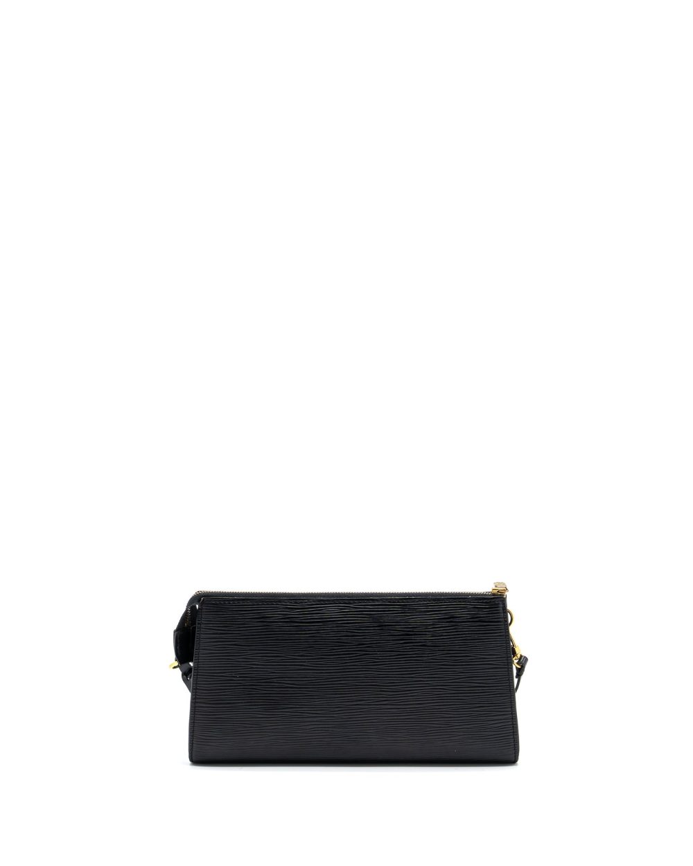 AAA Replica Louis Vuitton LV POCHETTE ACCESSORIES EPI LEATHER BLACK SHW