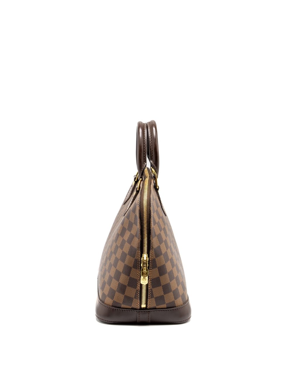 AAA Replica Louis Vuitton LV ALMA PM DAMIER EBENE CANVAS GHW