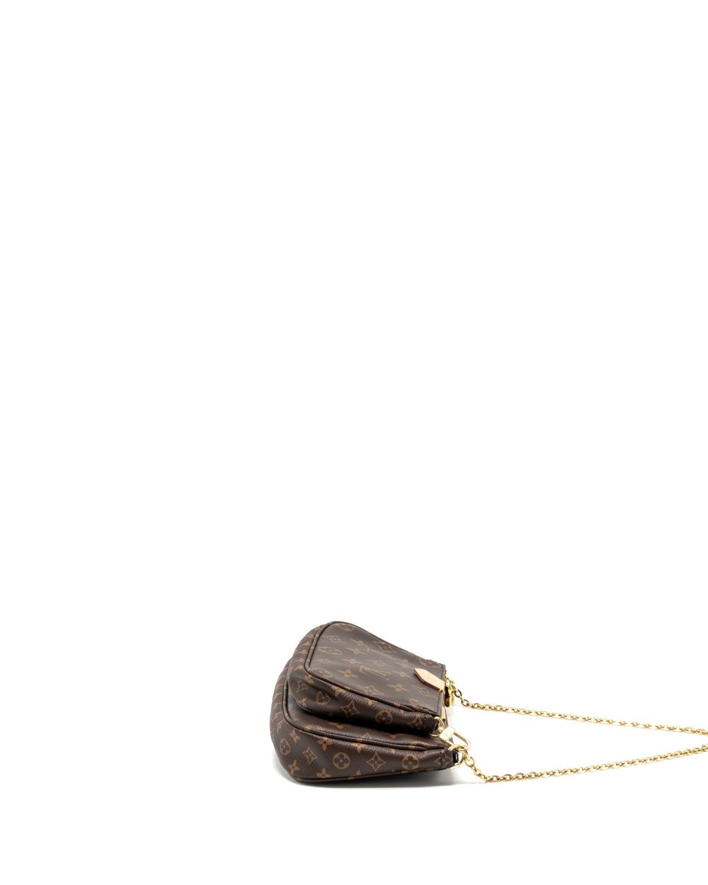 AAA Replica Louis Vuitton LV MULTI POCHETTE MONOGRAM CANVAS KHAKI STRAP GHW