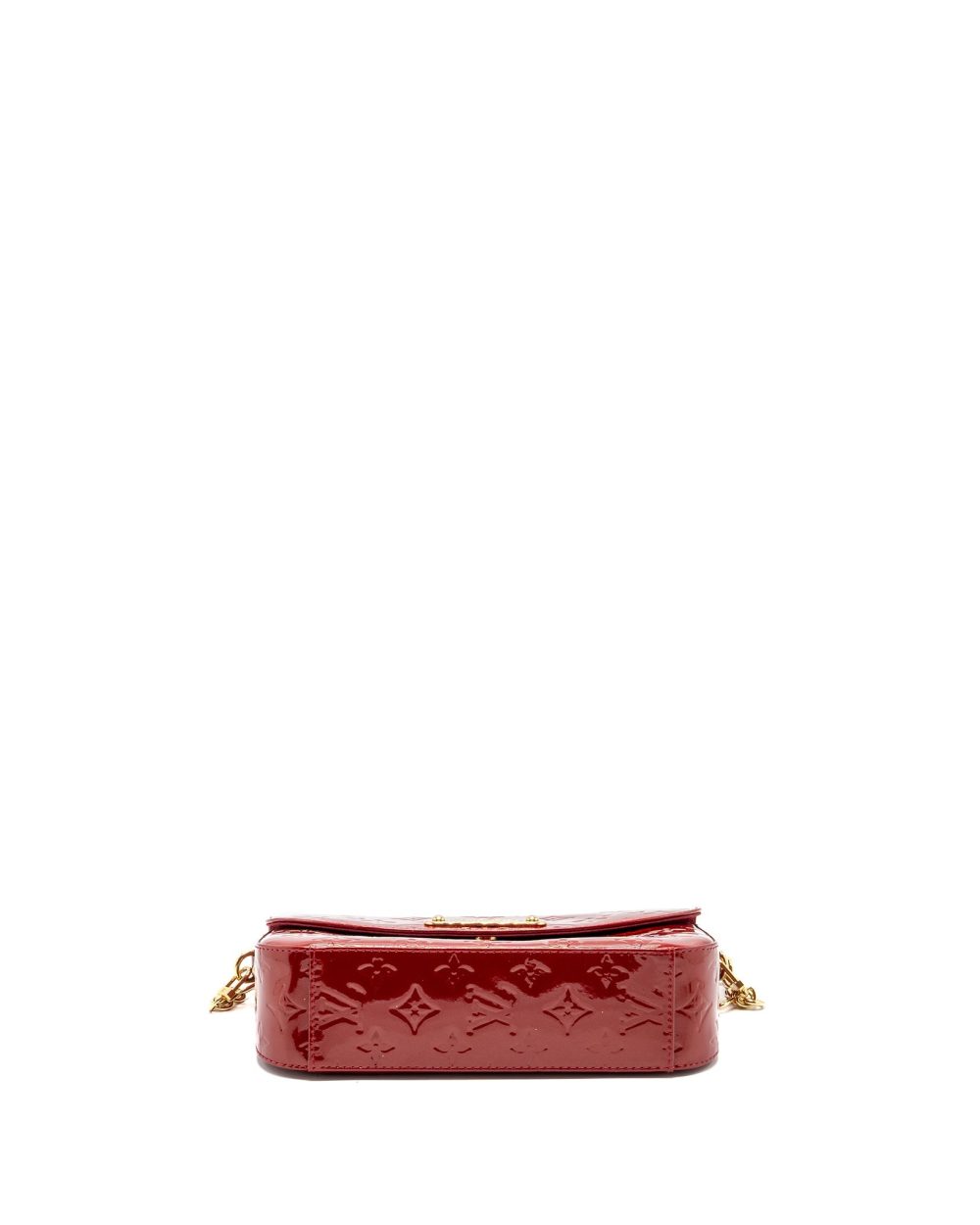 AAA Replica Louis Vuitton LV FLAP SHOULDER EVENING BAG PATENT LEATHER RED GHW