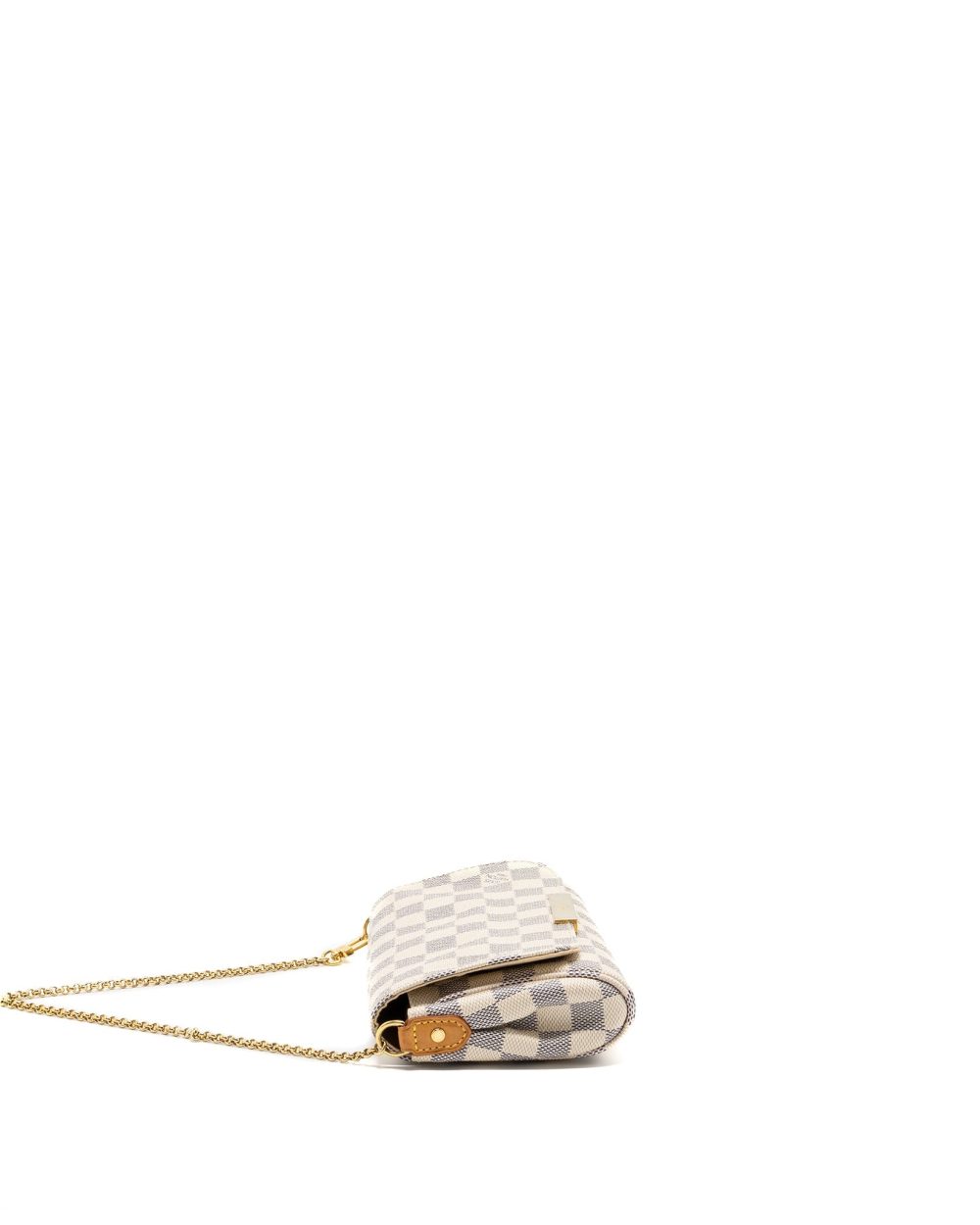 AAA Replica Louis Vuitton LV FAVOURITE PM DAMIER AZUR CANVAS GHW