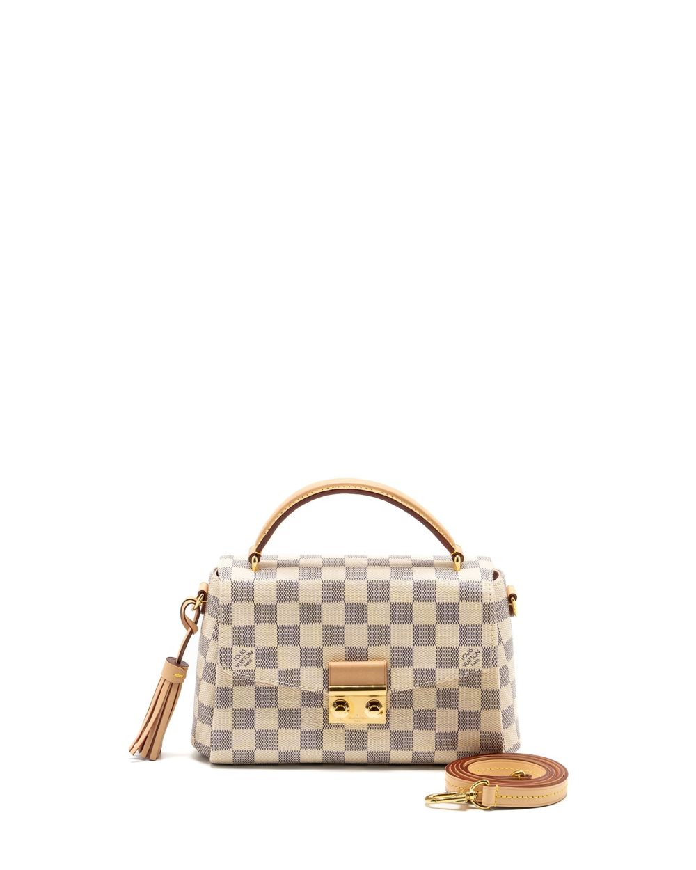 AAA Replica Louis Vuitton LV CROISETTE DAMIER AZUR CANVAS GHW