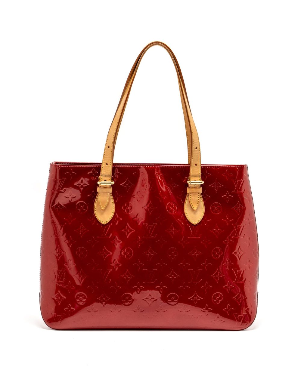 AAA Replica Louis Vuitton LV ZIP TOTE BAG PATENT RED GHW