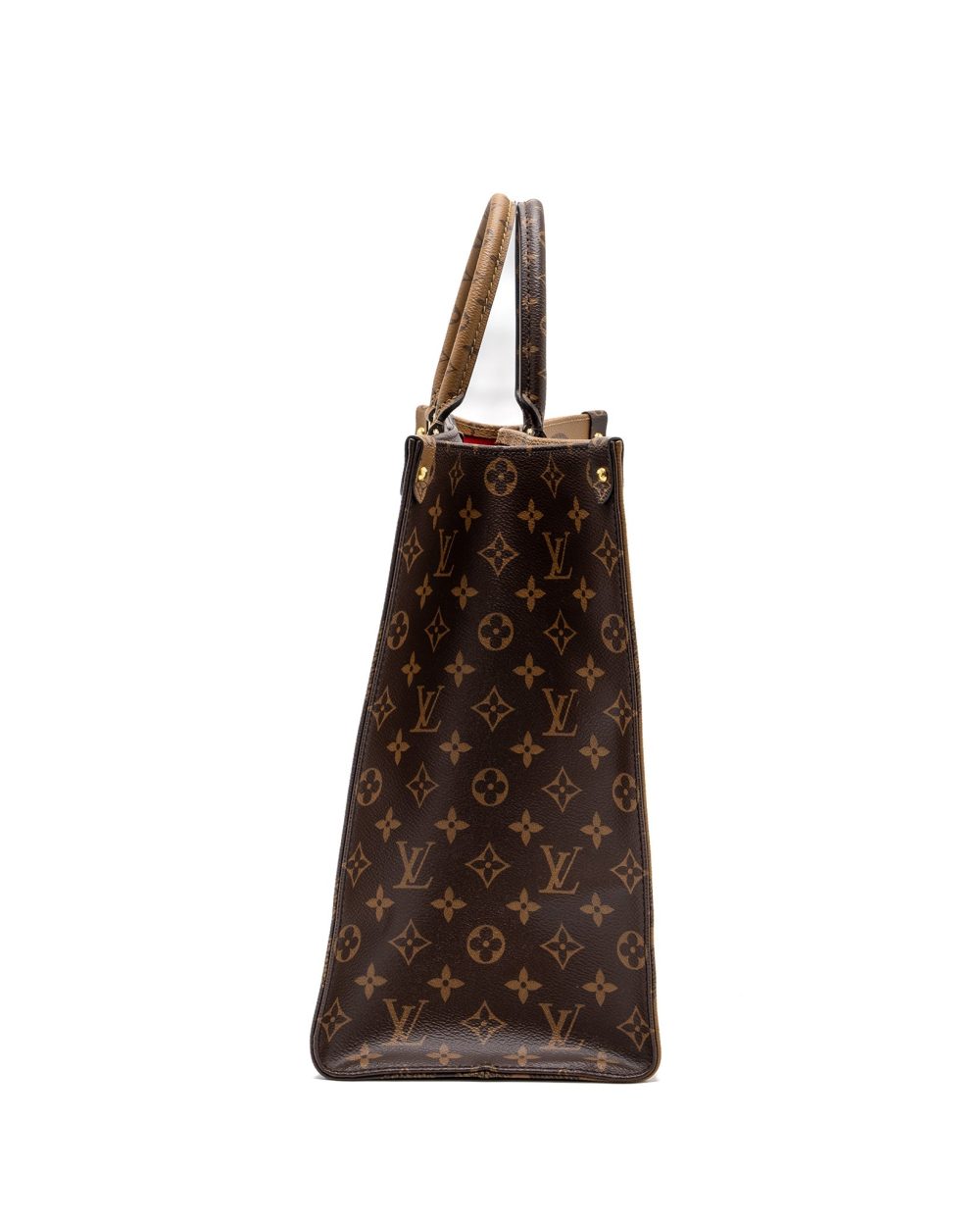 AAA Replica Louis Vuitton LV ONTHEGO GM MONOGRAM REVERSE CANVAS GHW