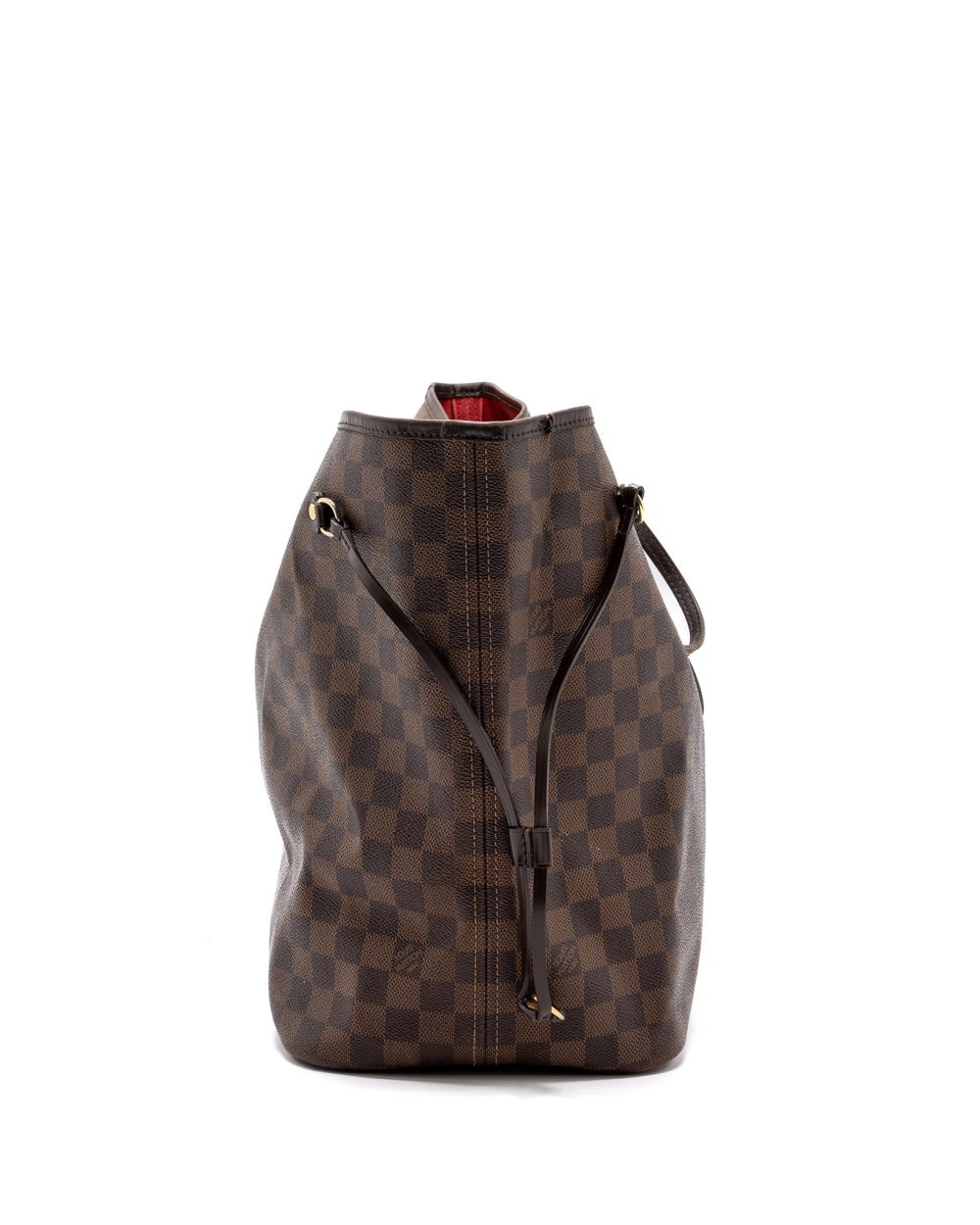 AAA Replica Louis Vuitton LV NEVERFULL DAMIER EBENE GM GHW