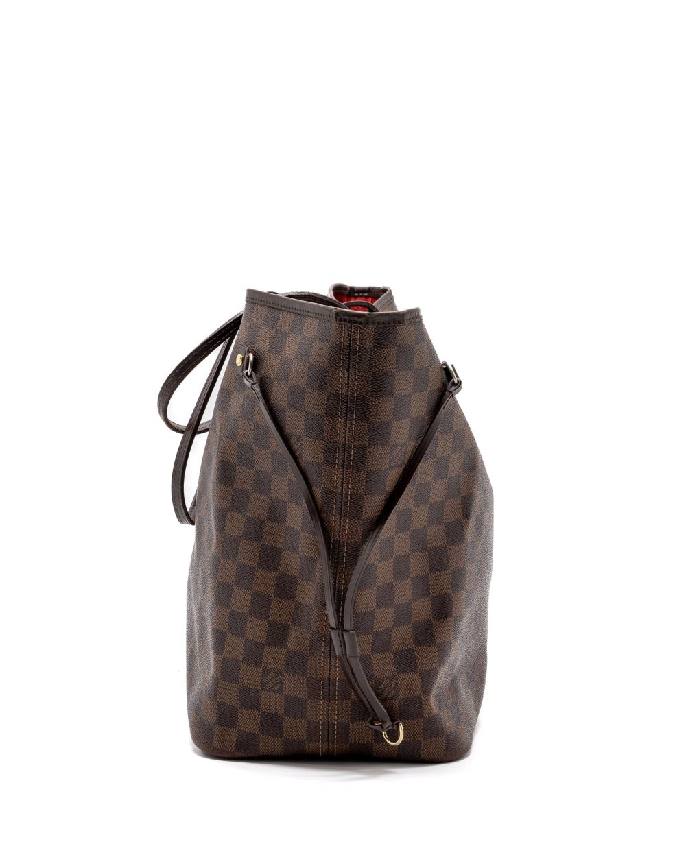 AAA Replica Louis Vuitton LV NEVERFULL DAMIER EBENE GM GHW