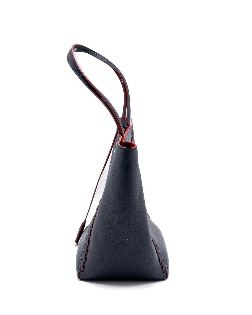 AAA Replica Louis Vuitton LV LOCK ME TOTE BAG CALFSKIN NAVY SHW