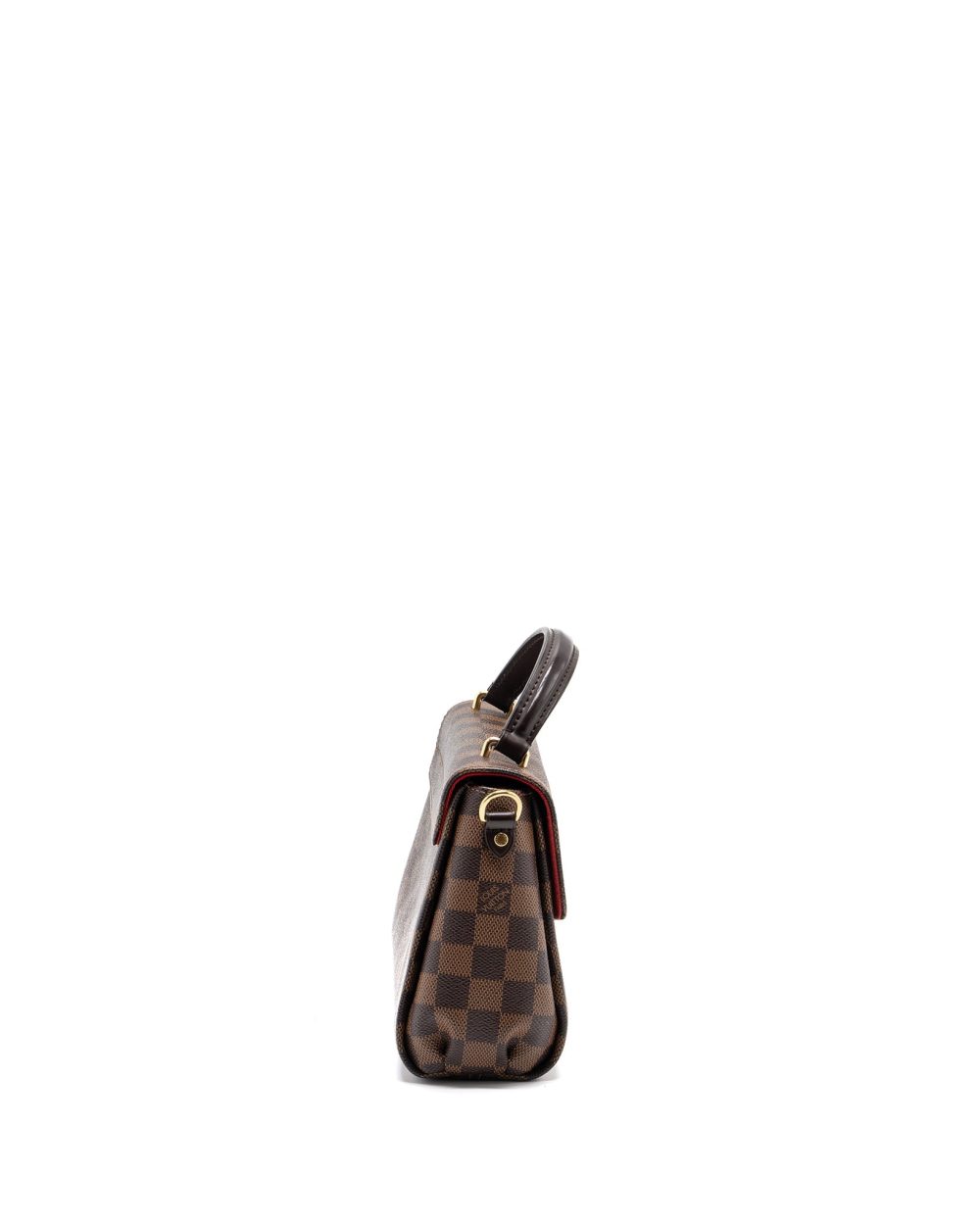 AAA Replica Louis Vuitton LV CROISETTE BAG DAMIER EBENE CANVAS GHW