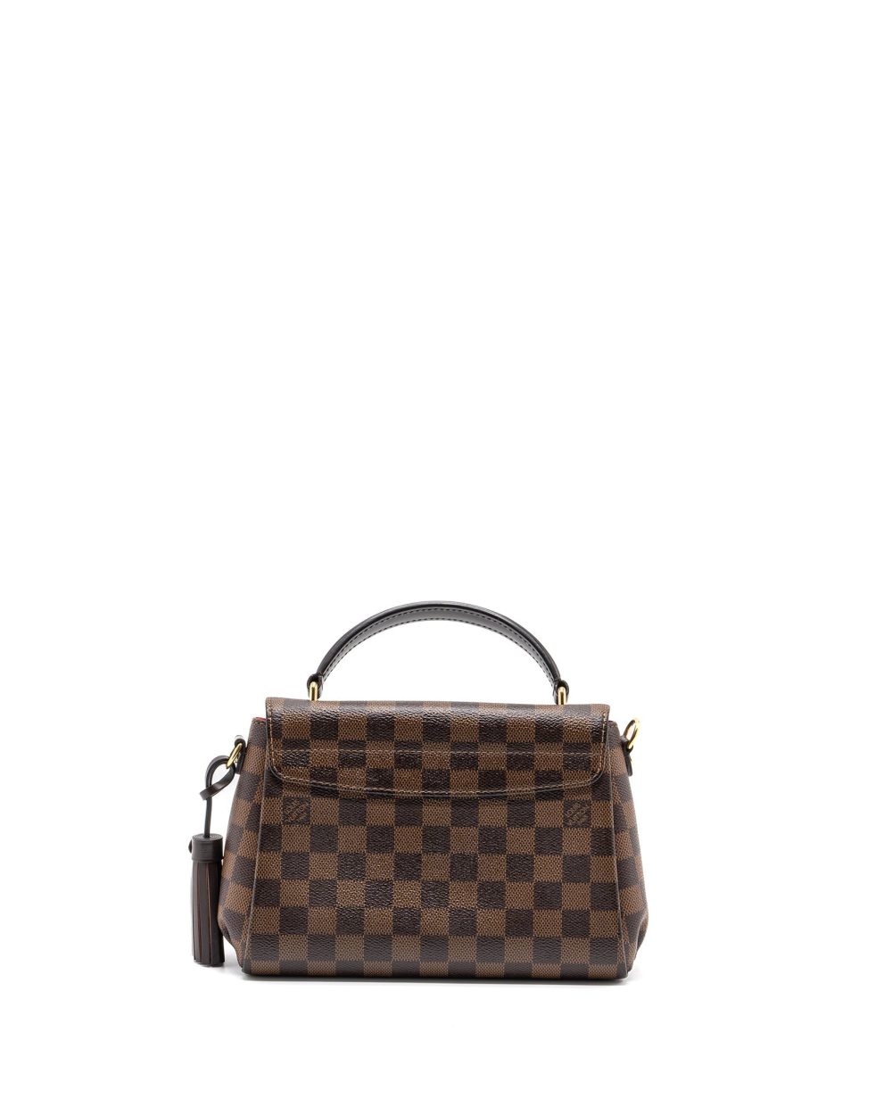 AAA Replica Louis Vuitton LV CROISETTE BAG DAMIER EBENE CANVAS GHW