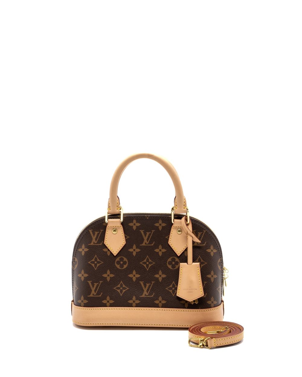 AAA Replica Louis Vuitton LV ALMA BB MONOGRAM CANVAS GHW