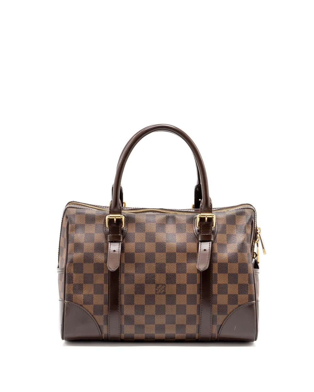 AAA Replica Louis Vuitton LV BERKELEY BAG DAMIER EBENE GHW