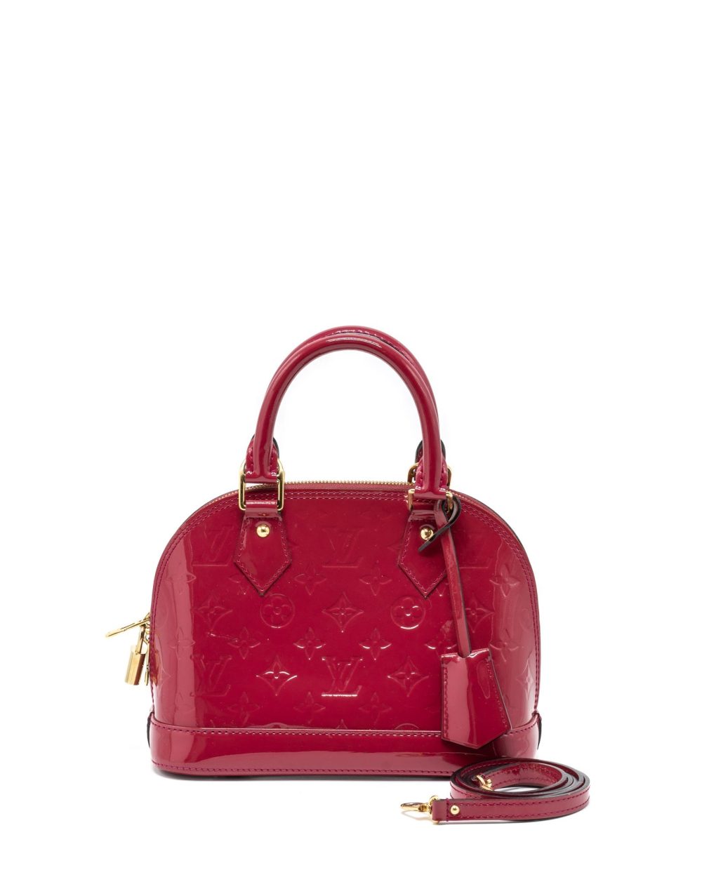 AAA Replica Louis Vuitton LV ALMA BB MONOGRAM VERNIS PINK GHW