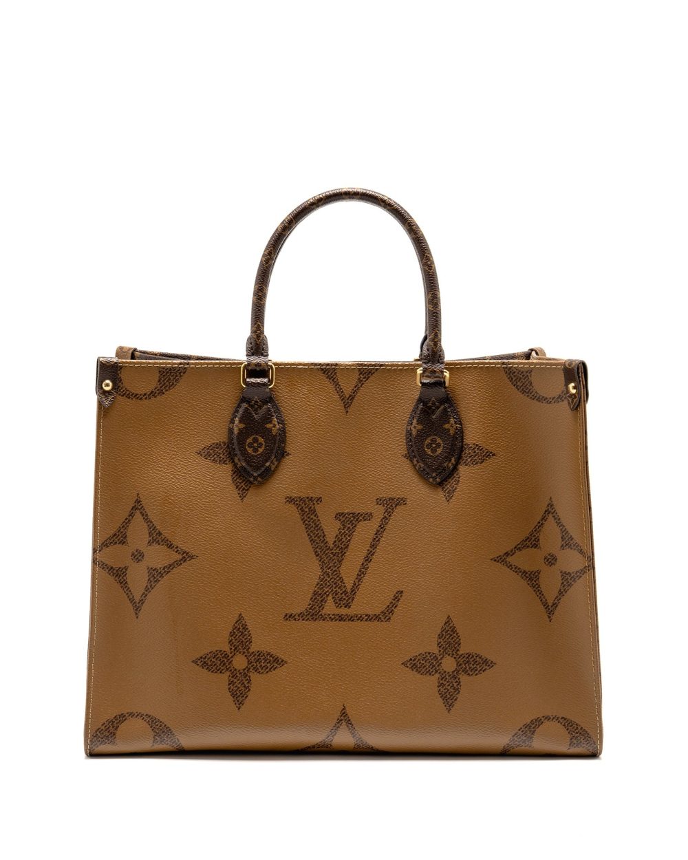 AAA Replica Louis Vuitton LV ONTHEGO MM MONOGRAM/MONOGRAM REVERSE CANVAS GHW