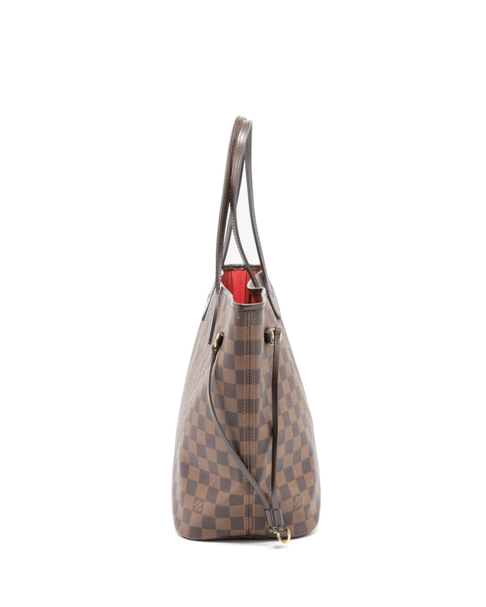 AAA Replica Louis Vuitton LV NEVERFULL MM DAMIER EBENE CANVAS GHW