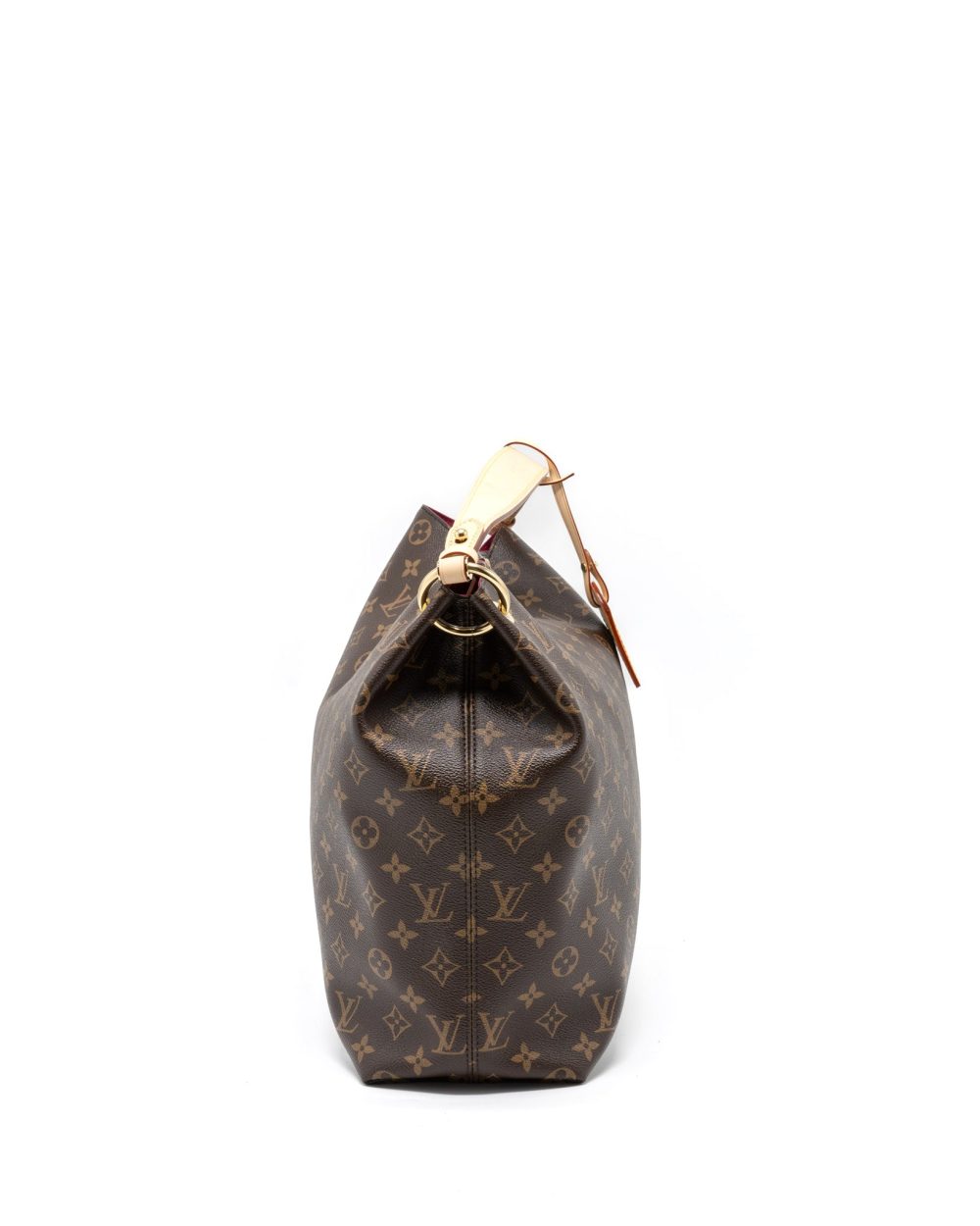 AAA Replica Louis Vuitton LV GRACEFUL MM MONOGRAM CANVAS/PIVOINE GHW (NEW VERSION)