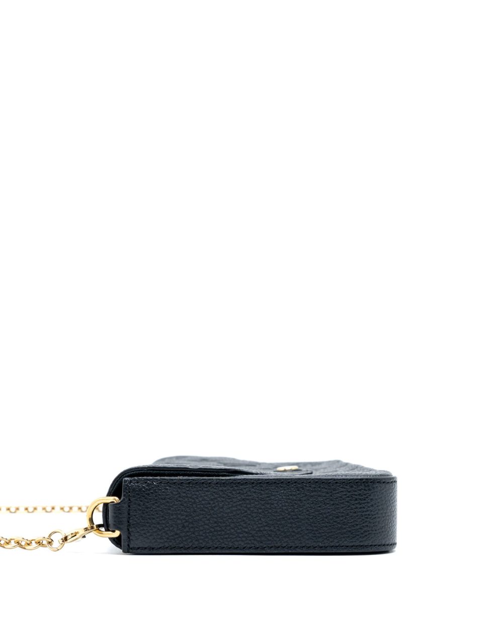 AAA Replica Louis Vuitton LV FELICIE POCHETTE MONOGRAM EMPREINTE BLACK GHW