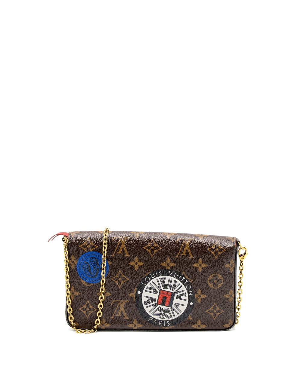 AAA Replica Louis Vuitton LV FÉLICIE POCHETTE LIMITED EDITION MONOGRAM CANVAS GHW