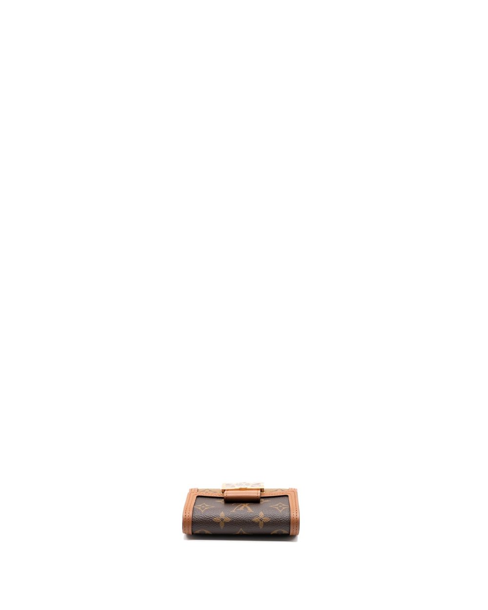 AAA Replica Louis Vuitton LV DAUPHINE COMPACT WALLET MONOGRAM CANVAS GHW