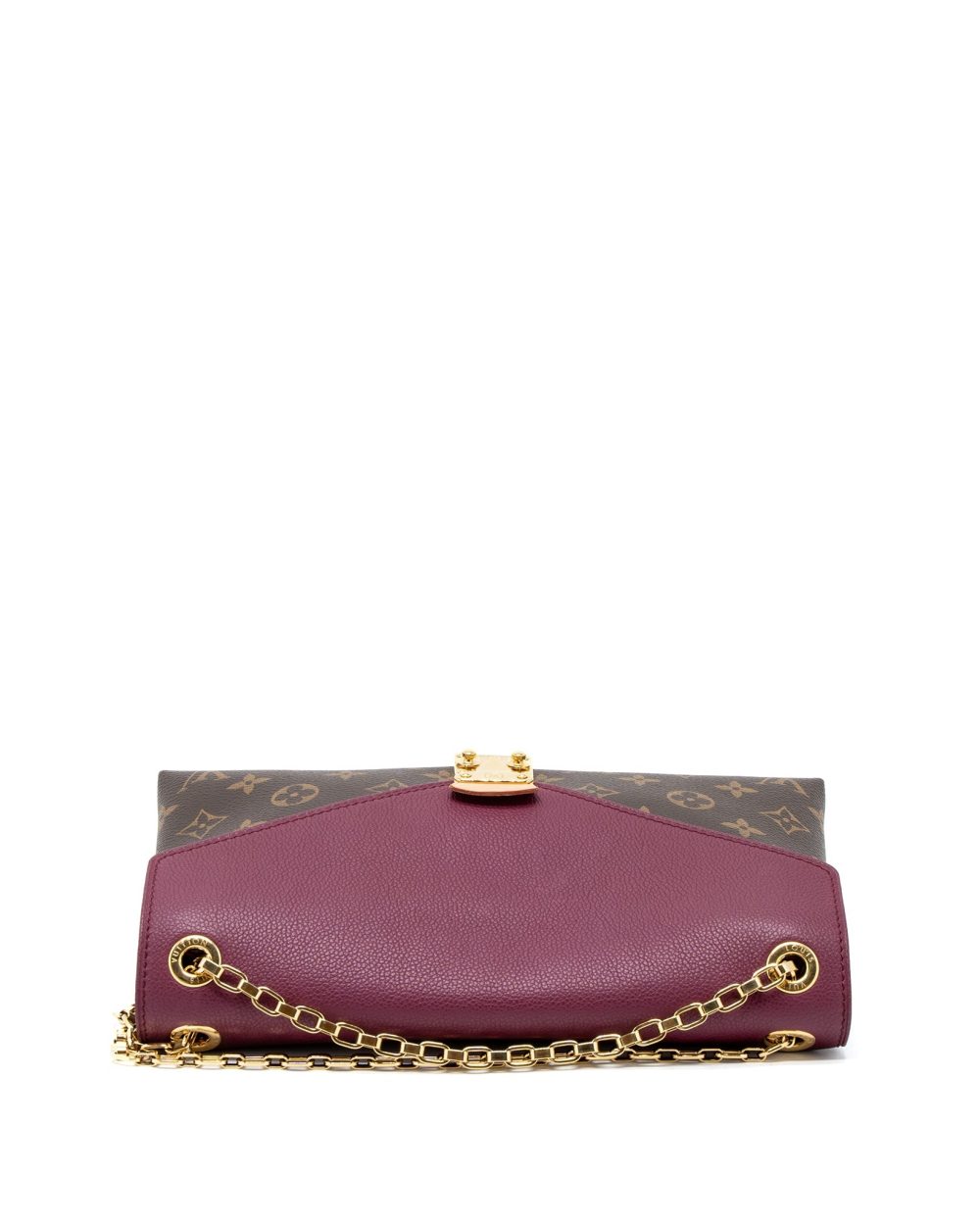 AAA Replica Louis Vuitton LV PALLAS CHAIN BAG MONOGRAM CANVAS/AURORE GHW