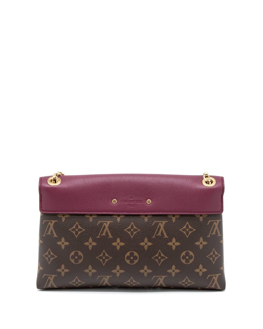 AAA Replica Louis Vuitton LV PALLAS CHAIN BAG MONOGRAM CANVAS/AURORE GHW
