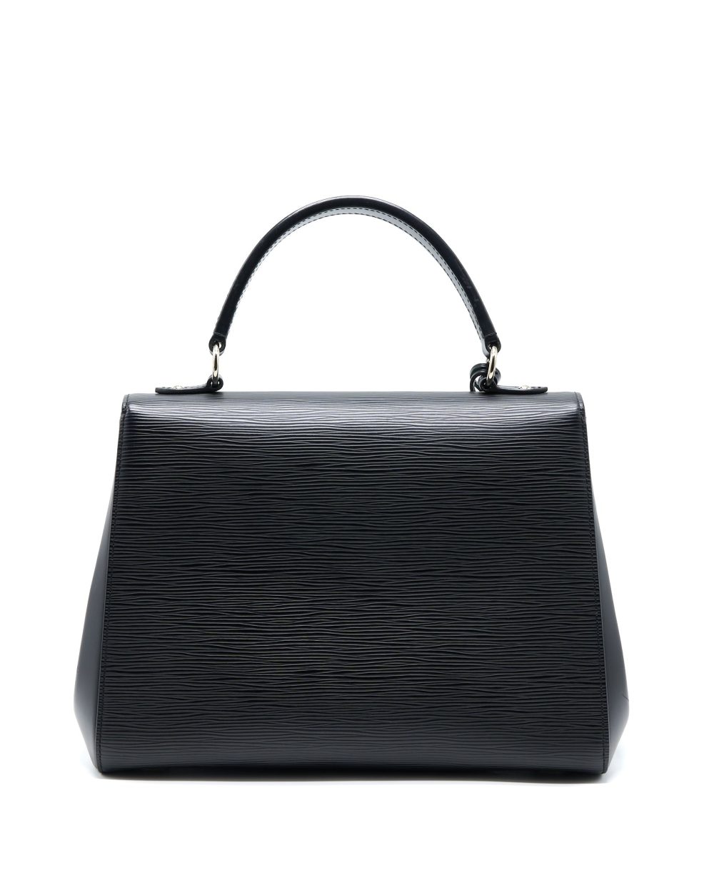 AAA Replica Louis Vuitton LV CLUNY MM EPI BLACK SHW WITH INITIAL S.S
