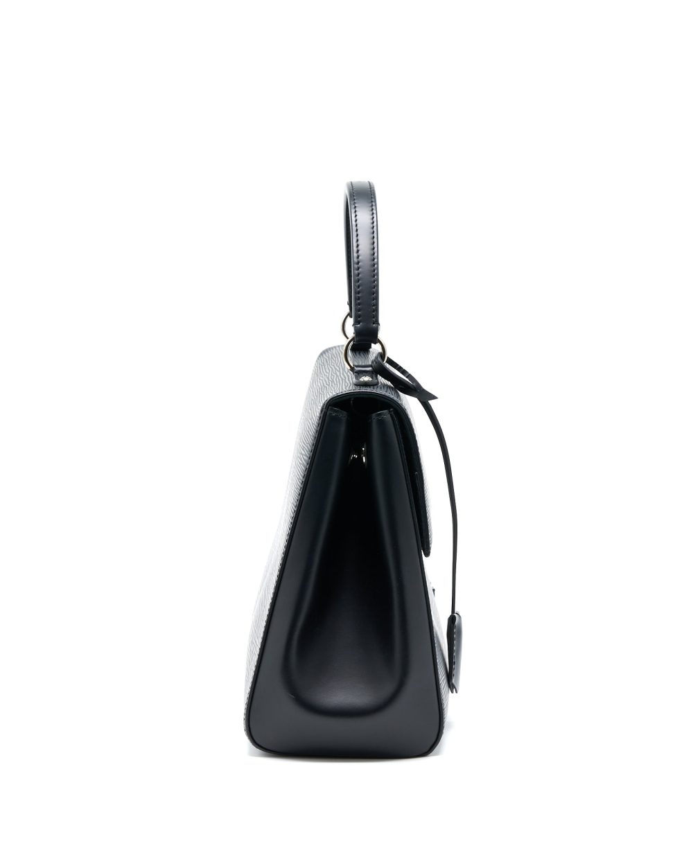AAA Replica Louis Vuitton LV CLUNY MM EPI BLACK SHW WITH INITIAL S.S
