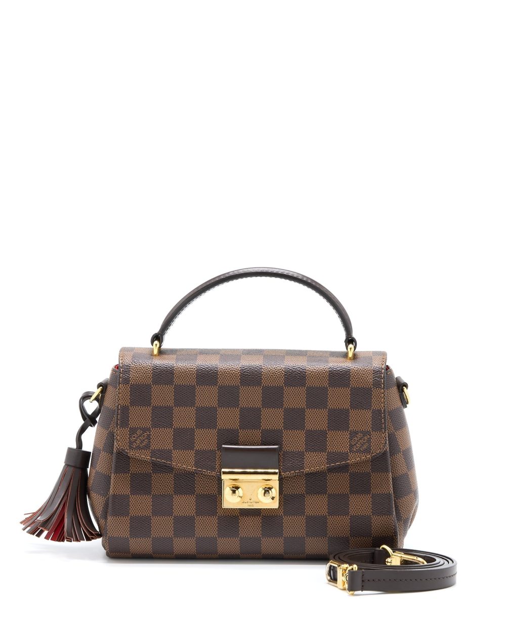 AAA Replica Louis Vuitton LV CROISETTE DAMIER EBENE GHW