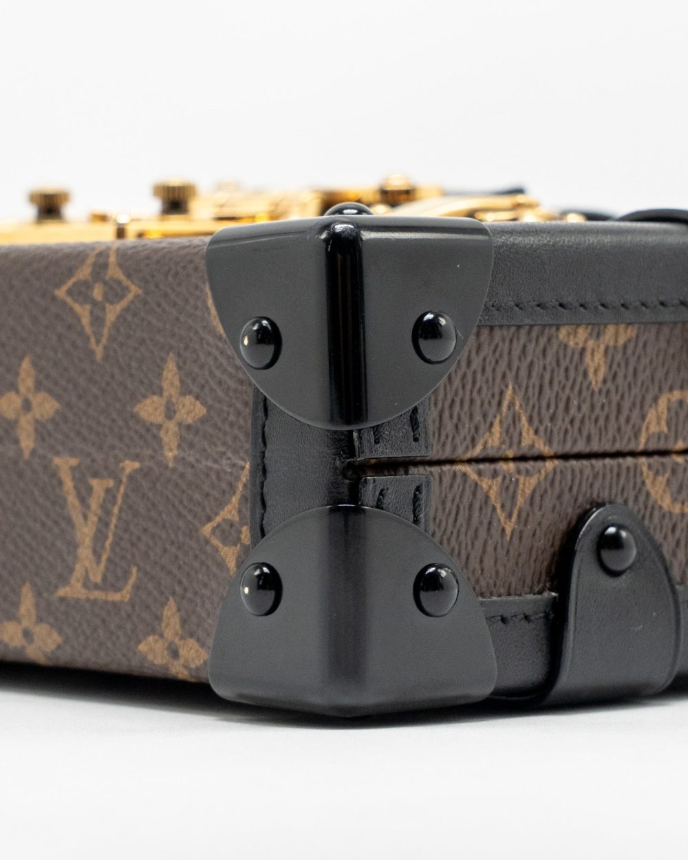 AAA Replica Louis Vuitton LV PETITE MALLE MONOGRAM CANVAS/SMOOTH CALFSKIN GHW
