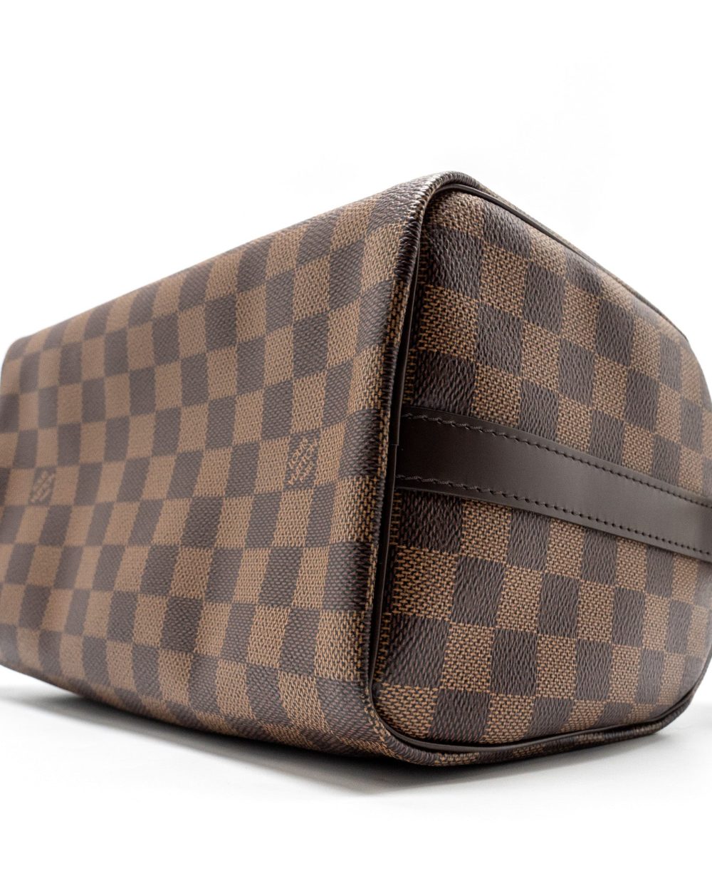 AAA Replica Louis Vuitton LV SPEEDY BANDOULIERE 25 DAMIER EBENE CANVAS GHW