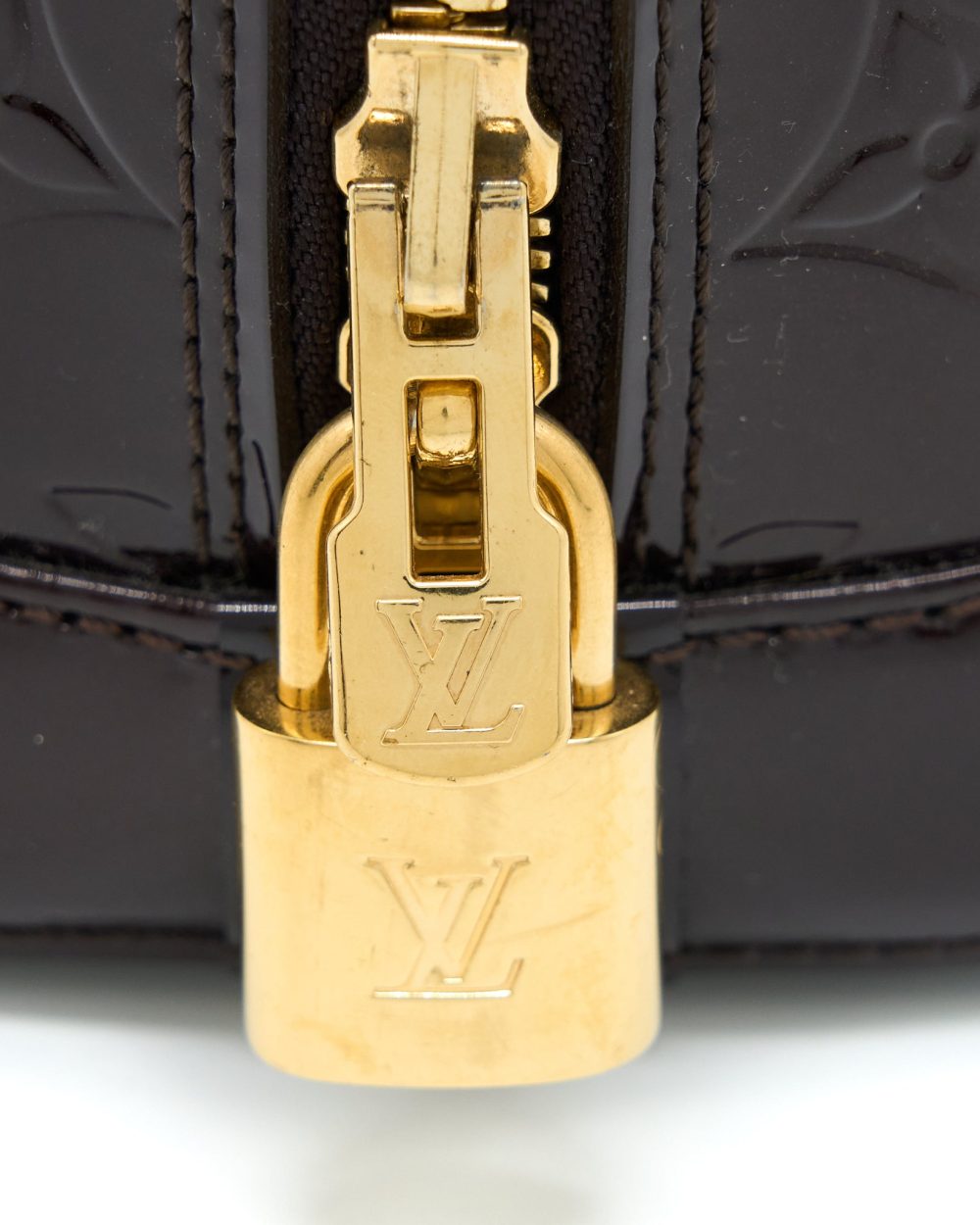 AAA Replica Louis Vuitton LV ALMA BB PATENT AMATANTE GHW