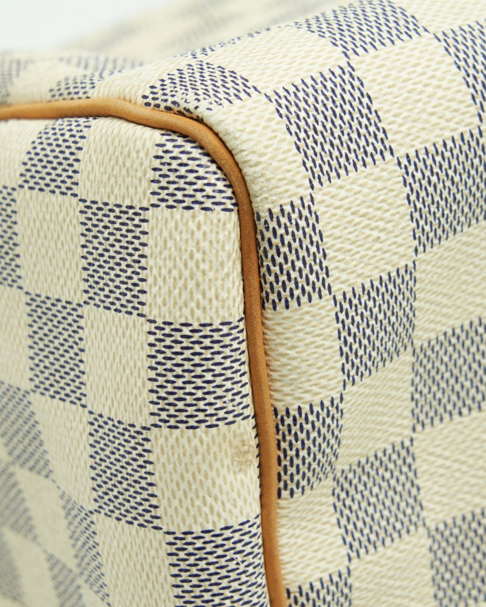 AAA Replica Louis Vuitton LV SPEEDY 30 DAMIER AZUR CANVAS GHW