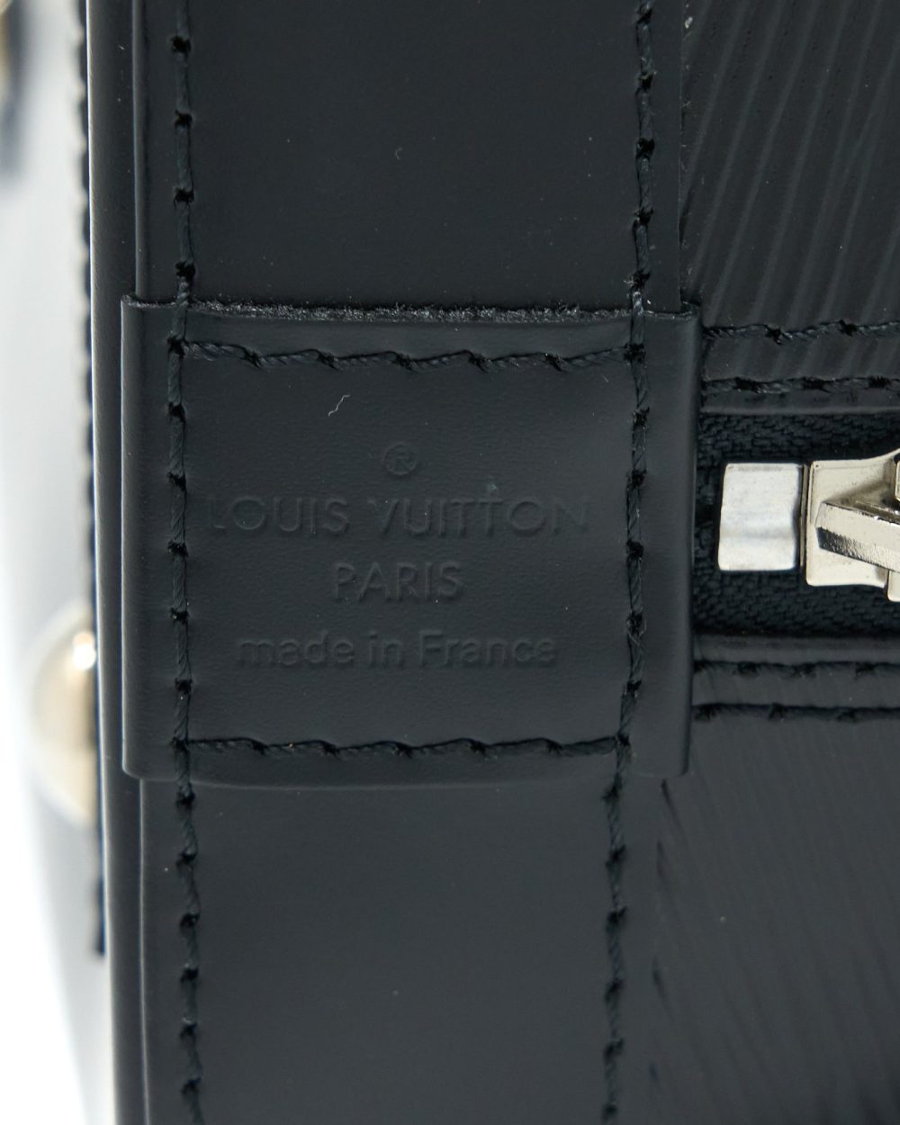 AAA Replica Louis Vuitton LV ALMA PM EPI BLACK SHW