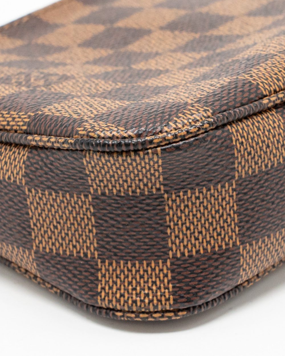 AAA Replica Louis Vuitton LV POCHETTE ACCESSOIRES DAMIER EBENE CANVAS GHW