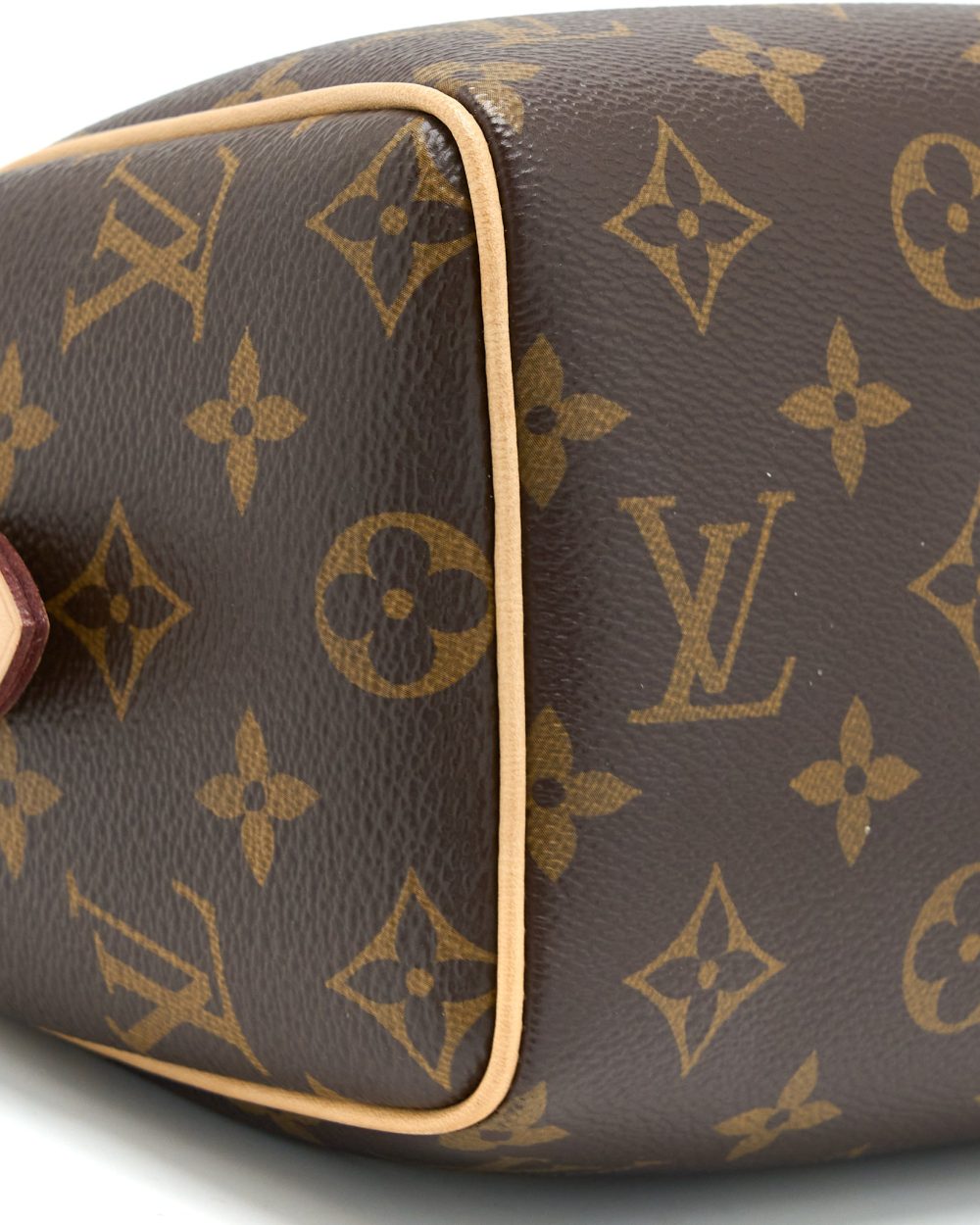 AAA Replica Louis Vuitton LV SPEEDY BANDOULIERE 20 MONOGRAM CANVAS WITH FUCHSIA STRAP GHW